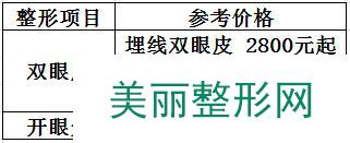 【南充新韵整形双眼皮开眼角价格表】