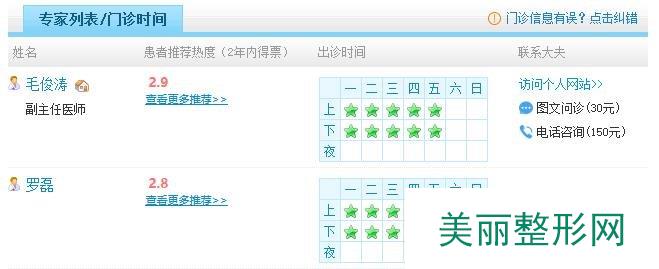 [揭秘]河北省中医院整形科被外包了吗？医生介绍&整形案例~