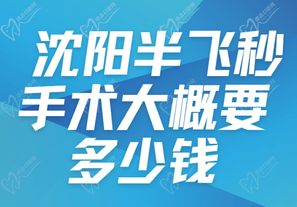 沈阳半飞秒手术大概要多少钱