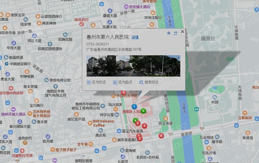 12惠州市第六人民医院美容科地图.png